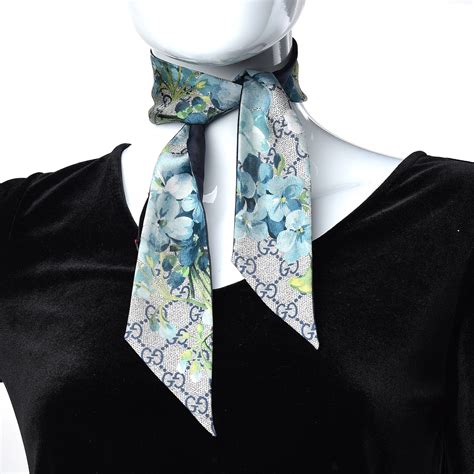 gucci blue blooms scarf|Gucci scarf buy online.